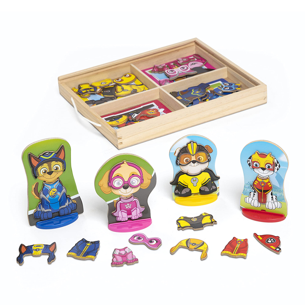 Melissa & Doug PAW Patrol Maxi Blocchi Di Cartone (41 Pezzi) Con Veicoli - Gioco Da Costruzione Per Bambini 2-5 Anni